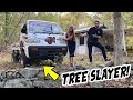 Mom reacts to off roading in a JDM Mini TRUCK!