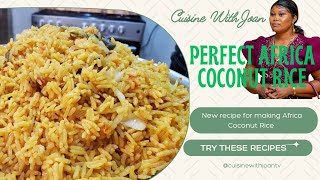 How to make coconut jollof rice like pro with Joan Igwe | Easy recipe | Try these recipes at home