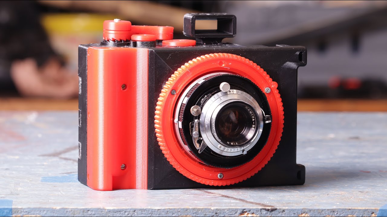Assembling the 3D printed Brancopan, a 35mm panoramic film camera - YouTube