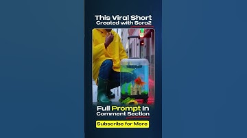 How to Create a Viral AI Short in 30 Seconds | Sora 2 Prompt + Settings