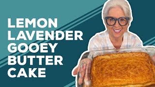 Love & Best Dishes: Lemon Lavender Gooey Butter Cake Recipe | Lemon Dessert Ideas