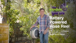 Holman Battery Powered Hose Reel on The Garden Gurus 