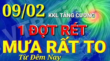 Dự báo thời tiết hôm nay, ngày mai 09 tháng 02 năm 2022 / Tin Mưa và Rét