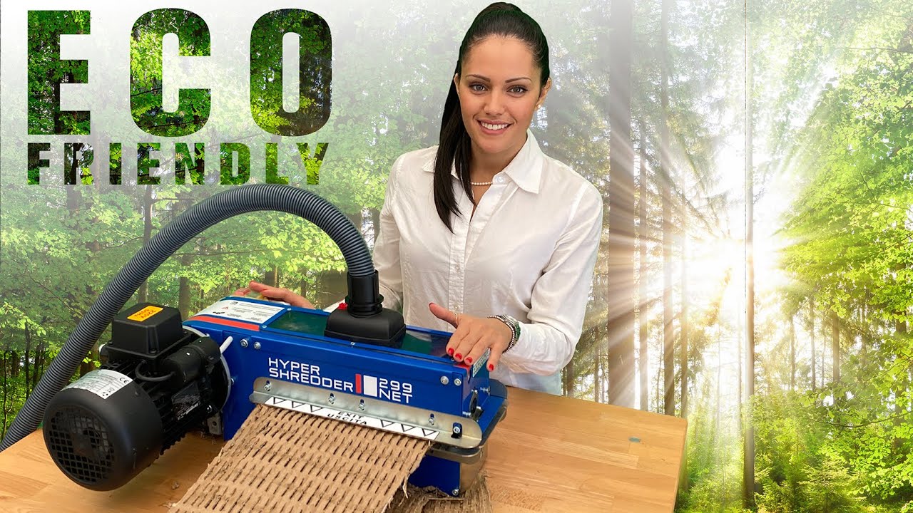 Cardboard Shredder Machine | cardboard shredder for packaging | HYPER SHREDDER 299 NET