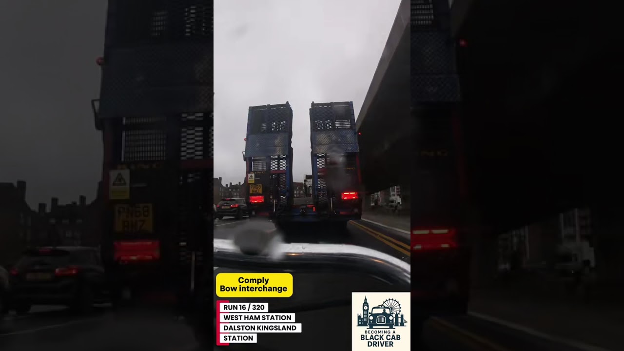 The Knowledge Blue Book Run 16/320- West Ham Station -Dalston Kingsland Station