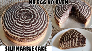 Suji Marble cake Recipe No egg, maida,curd,milkmaid |Lockdown Cake Recipe|Suji Cake COOKFOODPARADISE