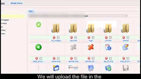 Uploading Files using Media Manager in Joomla
