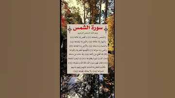 سورة الشمس_القارئ عبد الرحمن السديس#سورة_الشمس #عبدالرحمن_السديس