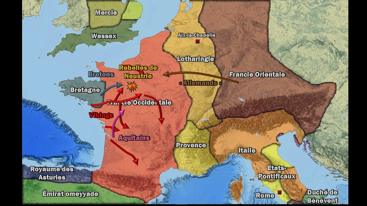 La décadence carolingienne (843 - 888) [Haut Moyen Age 20]