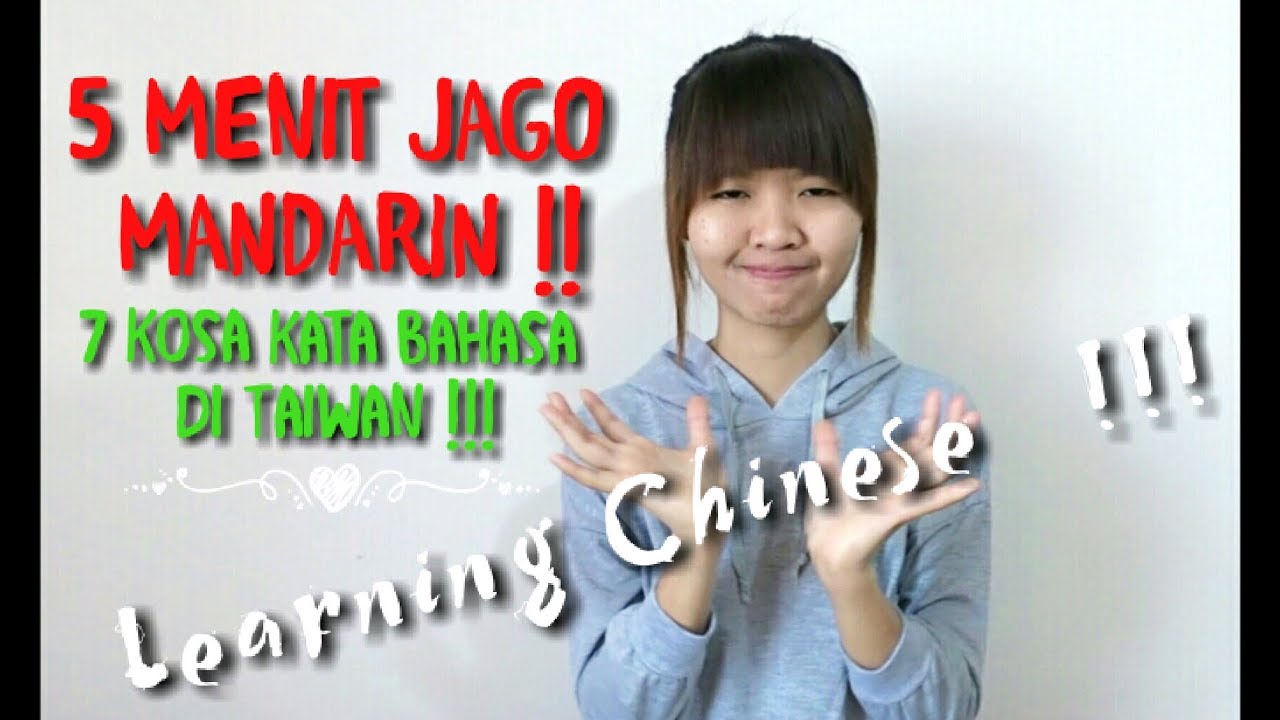 5 Menit JAGO Mandarin 7 Kosa kata Bahasa Sehari Taiwan 