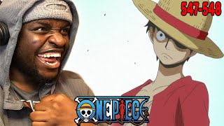 LUFFY VS JIMBEI!?!?!?! | One Piece Episodes 547-548 RAECTION!!!!