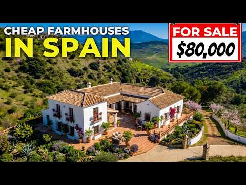Cheap Farmhouses in SPAIN From $80K | Move-in Ready 2026