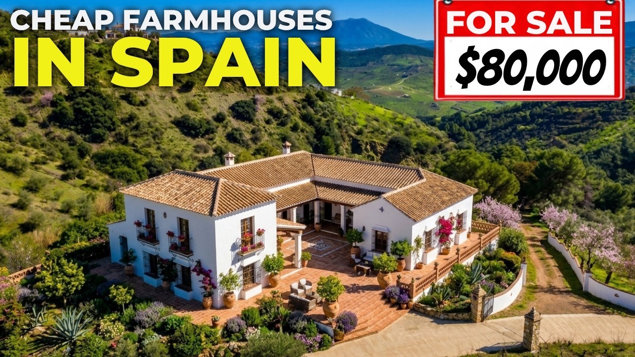 Cheap Farmhouses in SPAIN From $80K | Move-in Ready 2026
