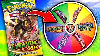 RANDOM WHEEL Chooses Our Pokemon Pack Battle! Round 2