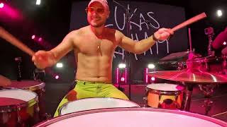 Drum solo. Lukas Graham strip no more #lovestick #yamahadrums #paistecymbals #lukasgraham