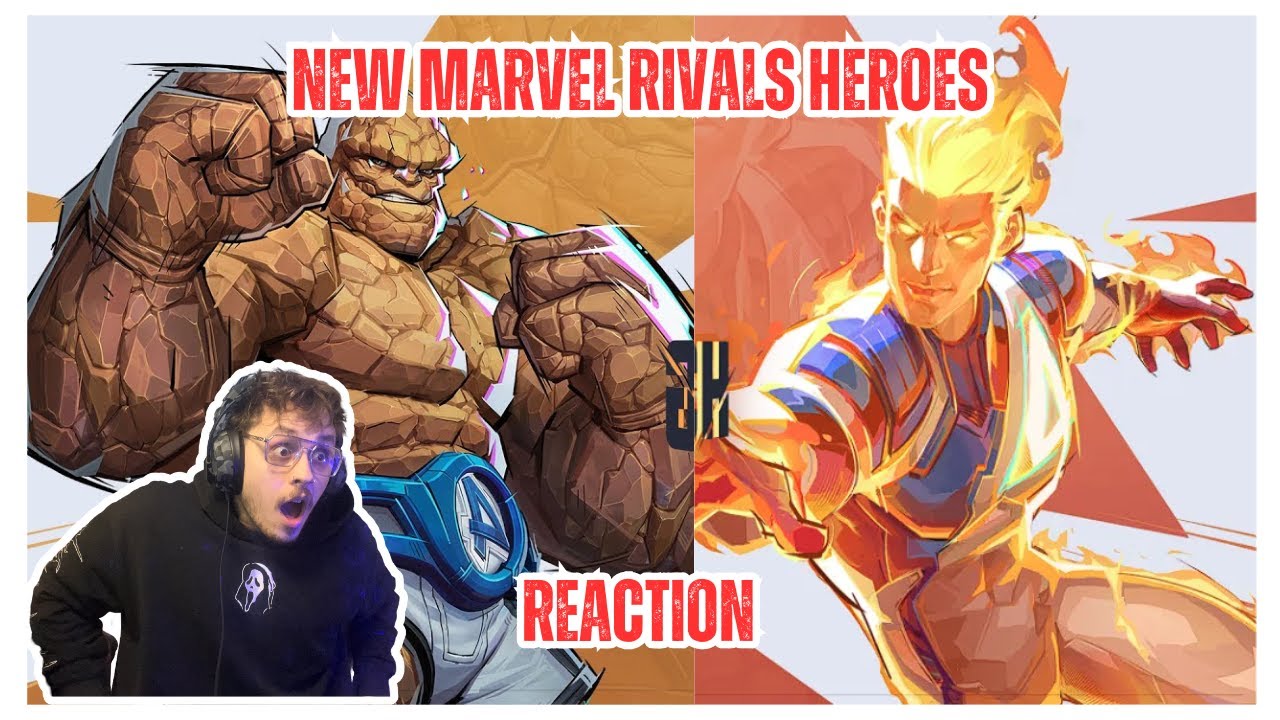 Human Torch | The Thing | Character Reveal | Marvel Rivals (REACTION)