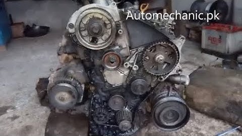 How To Toyota 1c 2c 3c Diesel Engine Timing Installation | Engine Timing | Urdu Hindi Tutorial