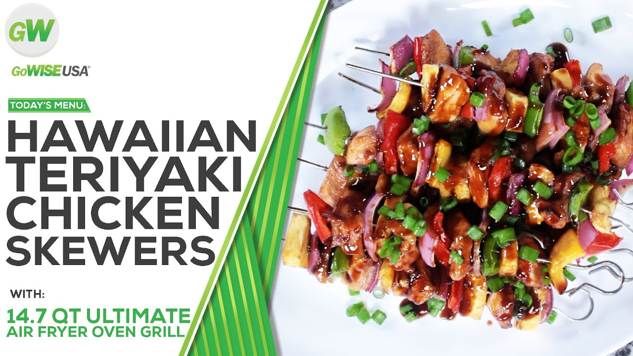 Grilled Hawaiian Teriyaki Chicken Skewers