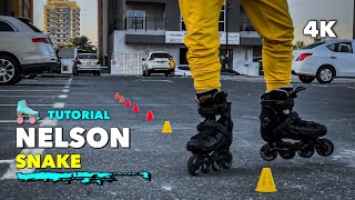How to do Nelson Snake | Slalom Skating | Tutorial 4K