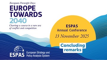 2025 ESPAS Annual Conference - Concluding remarks