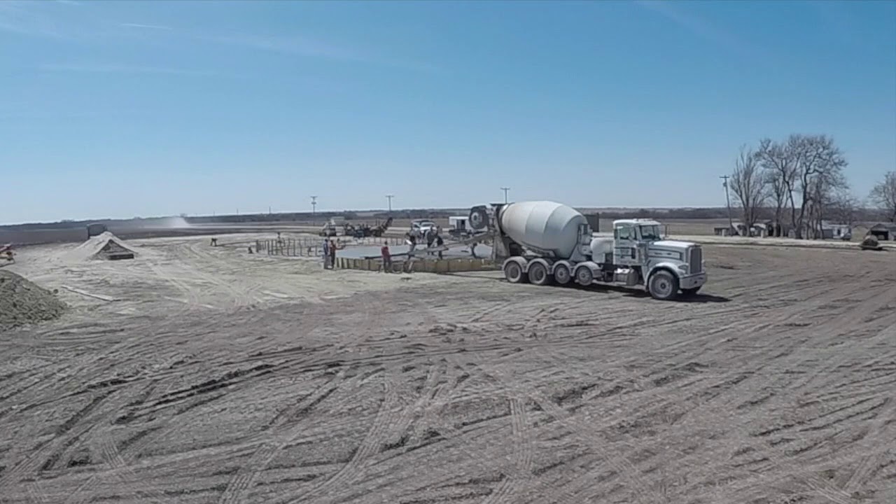 Grain Bin Construction Part 1 YouTube