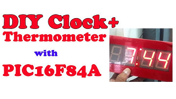 PIC16F84A Clock DIY