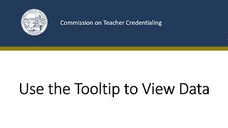 Use the Tooltip to View Data