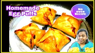 Homemade Egg Puff Tamilmuttai Pupps Recipe In Tamilno Oven