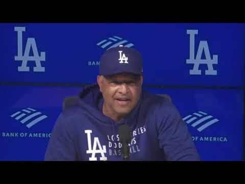 Dodgers pregame: Dave Roberts talks Gavin Lux update, Rays possibly playing in Montreal, AJ Pollock