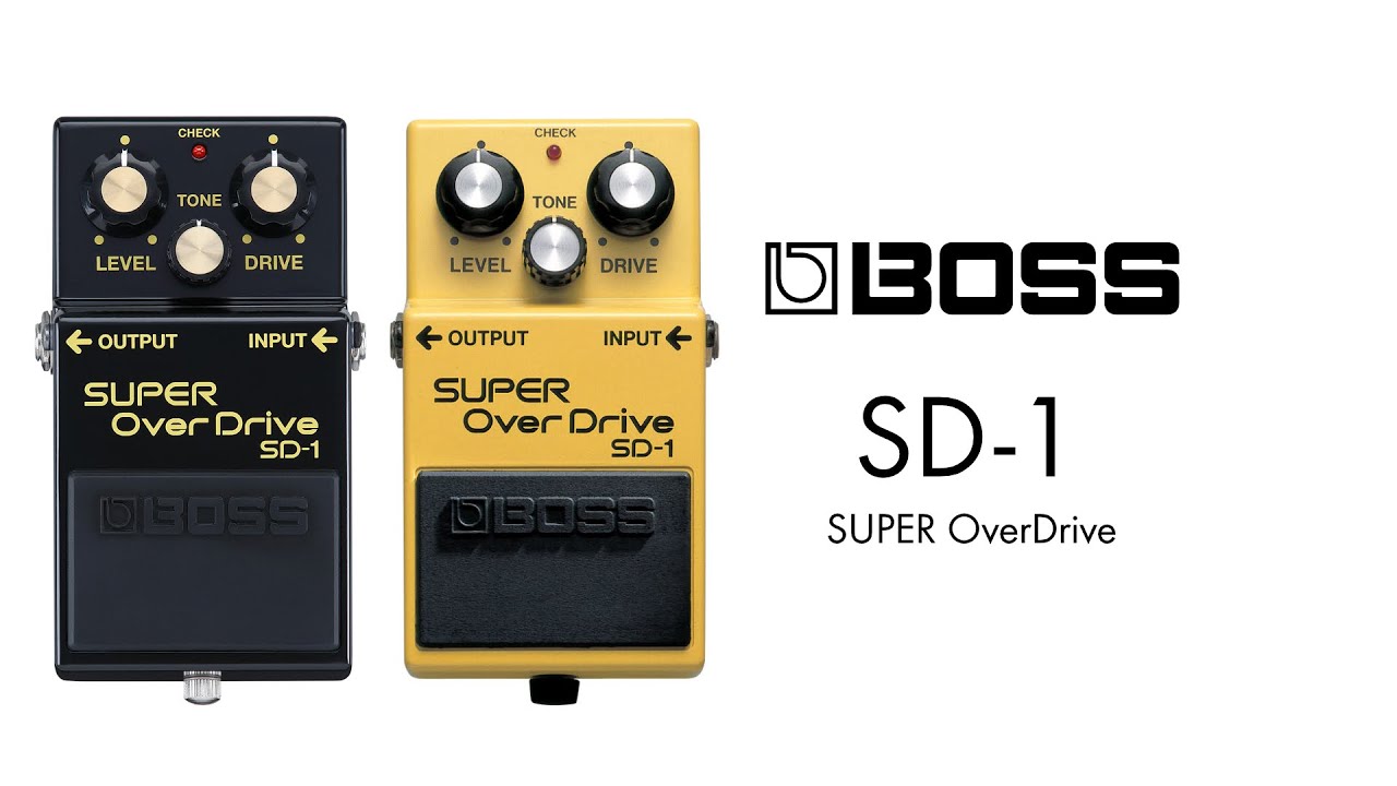【エフェクター 試奏動画】BOSS SD-1-4A Super Over Drive オーバードライブ