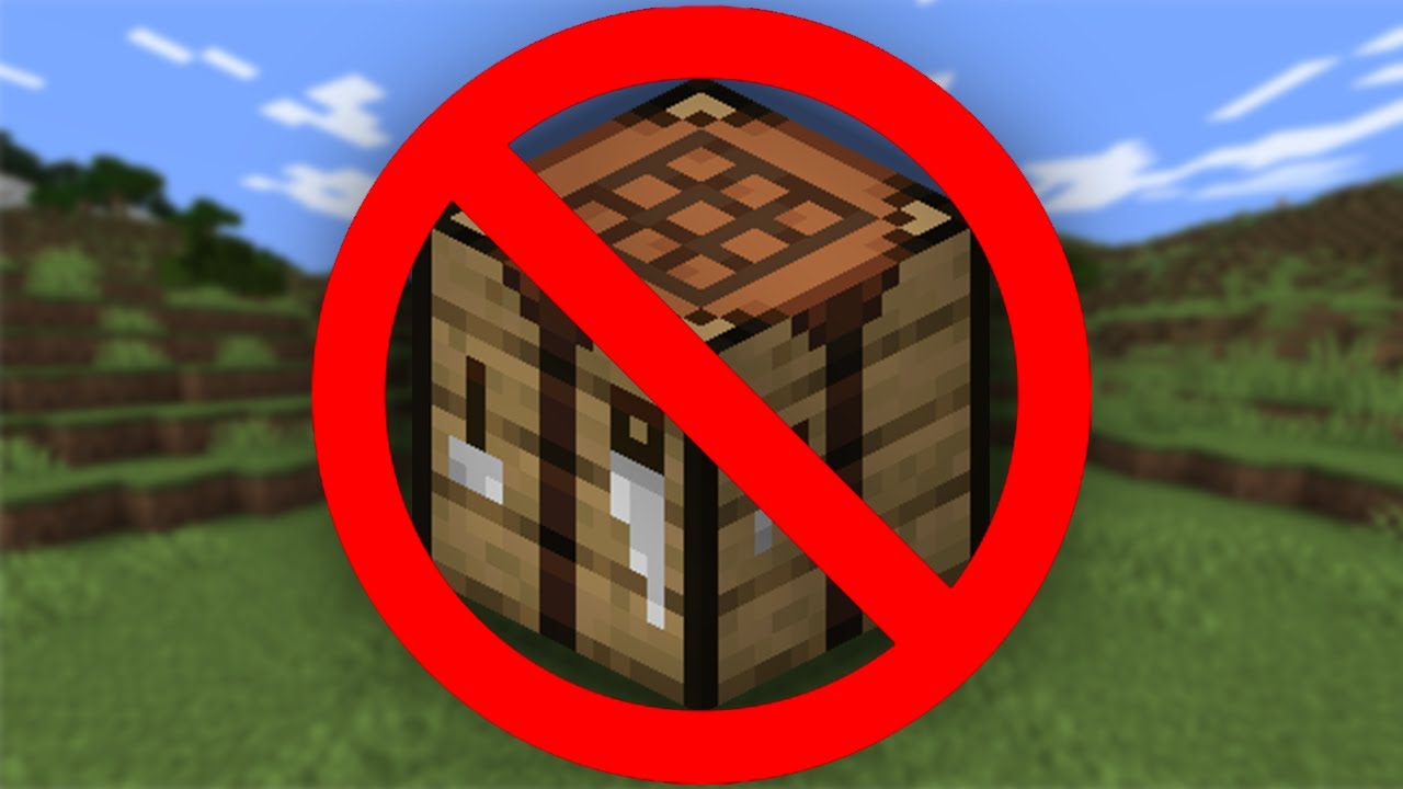 Minecraft without a crafting bench