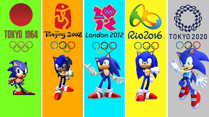 Evolution of Sonic and Super Mario in Olympic Athletic games & reward animation