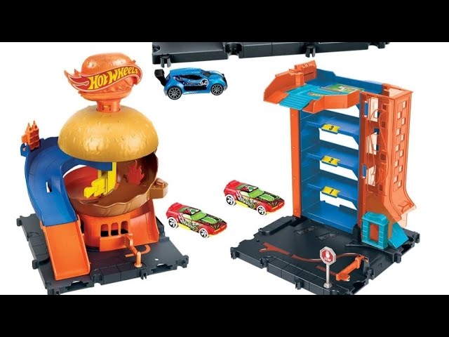 Hot Wheels City Downtown Track Set Case of 3