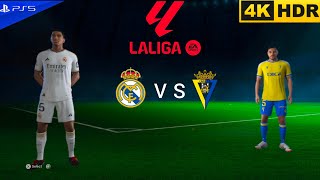 FC 24 - Real Madrid vs Cadiz - La Liga 23/24 | PS5 [4K 60FPS HDR]