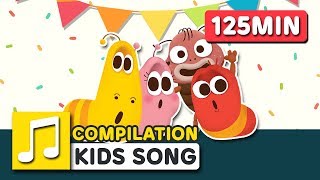 ABC PHONICS SONG AND OTHER SONGS  | 125MIN | LARVA KIDS | SUPER BEST SONGS FOR KIDS