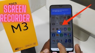 How to Screen Record in POCO M3/poco m3 pro  recording/poco  screen recording with audio