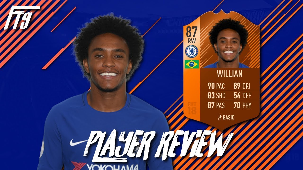 MAN OF THE MATCH 87 WILLIAN PLAYER REVIEW - MOTM WILLIAN - FIFA 18 ULTIMATE TEAM