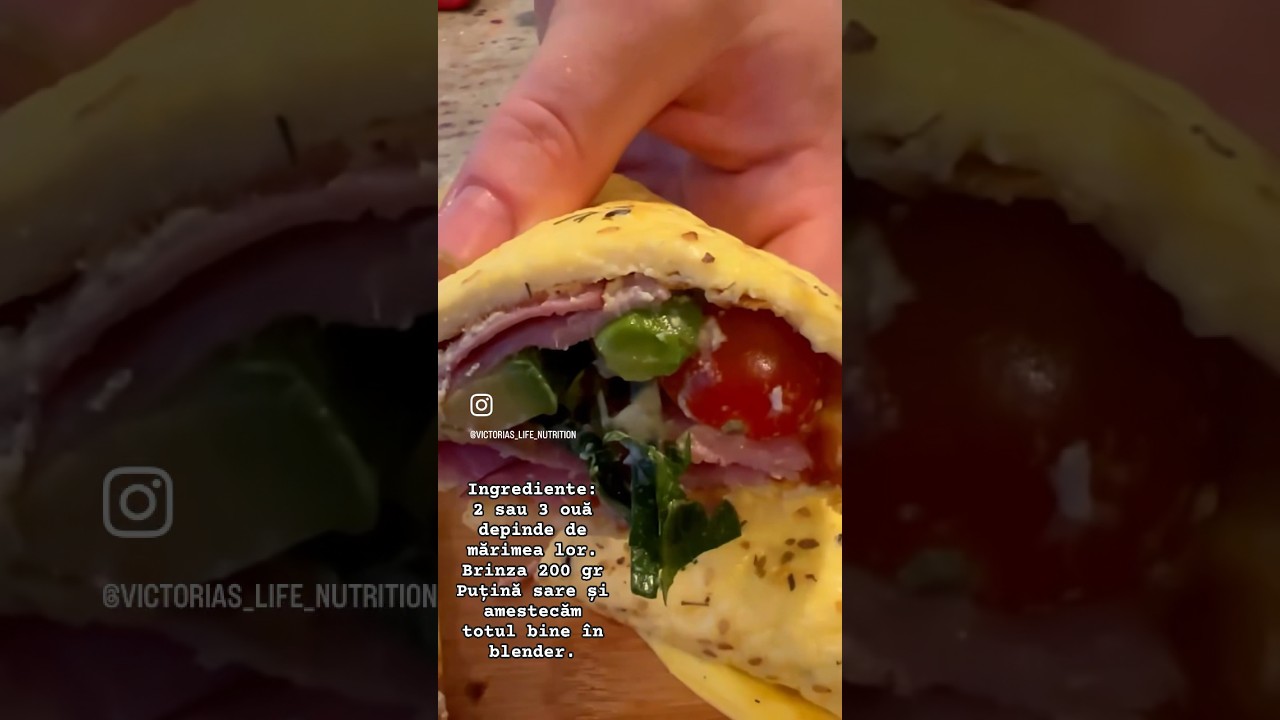 Wrap din 2 ingrediente sănătos și delicios 🤤 