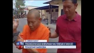 POLRES LOMBOK BARAT BEKUK PENGEDAR NARKOBA