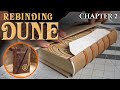 Rebinding DUNE Part 2 Rescuing A Vintage Book Custom Endpapers Backing Covers