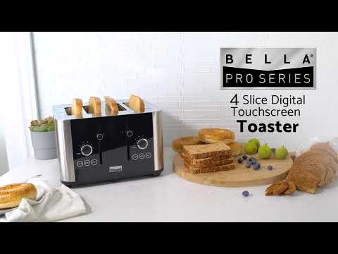 Professional Series 4-Slice Toaster Wide Slot Stainless Steel 