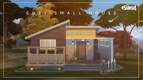 Cozy Small House | No CC | The Sims 4 Stop Motion Build