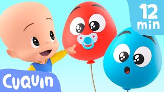 Los globos bebé de Cuquín  Aprende los colores con Cuquín y Fantasma | Vídeos educativos para niños