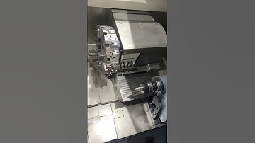 8-inch chuck, servo turret, Z-axis travel 500, Very practical.#chuck #servo #turret #cnc #machine