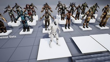 2019 Unreal 4.23.1 Infinity Blade Heros in Armour