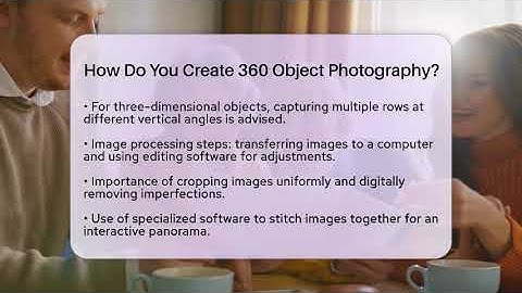 How Do You Create 360 Object Photography? - Inside Museum Walls