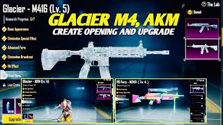 M416 Glacier ❄️ and AKM Glacier ❄️ Create Opening |New winter Create Opening |  #createopening #bgmi