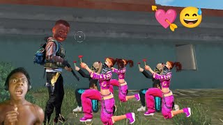 ladkiyo ki line Laga denge 😜😁 , free fire funny video : free fire funny game play ▶️ lol 94