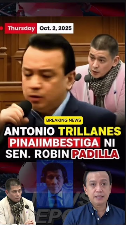 PADILLA VS TRILLANES: NAGKAGIRIAN SA ISYU NG ICC AT DUTERTE #youtubeshorts