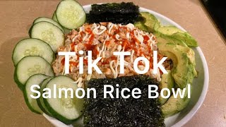 Tik Tok Viral Salmon Rice Bowl